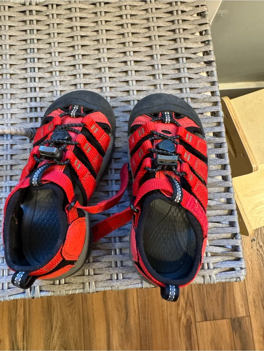 Kids Red Keen Water Sandals - Outdoor Play Shoes